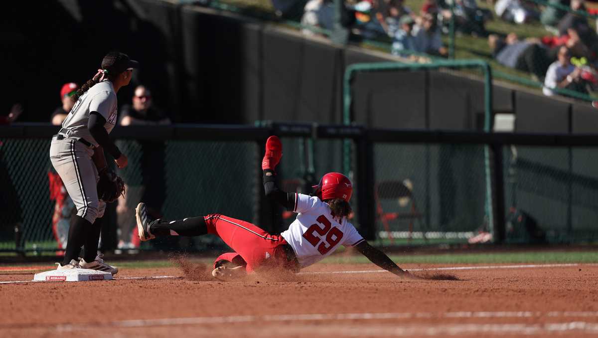 'That'll do it': Nebraska softball sweeps Omaha with run-rule victory Sunday