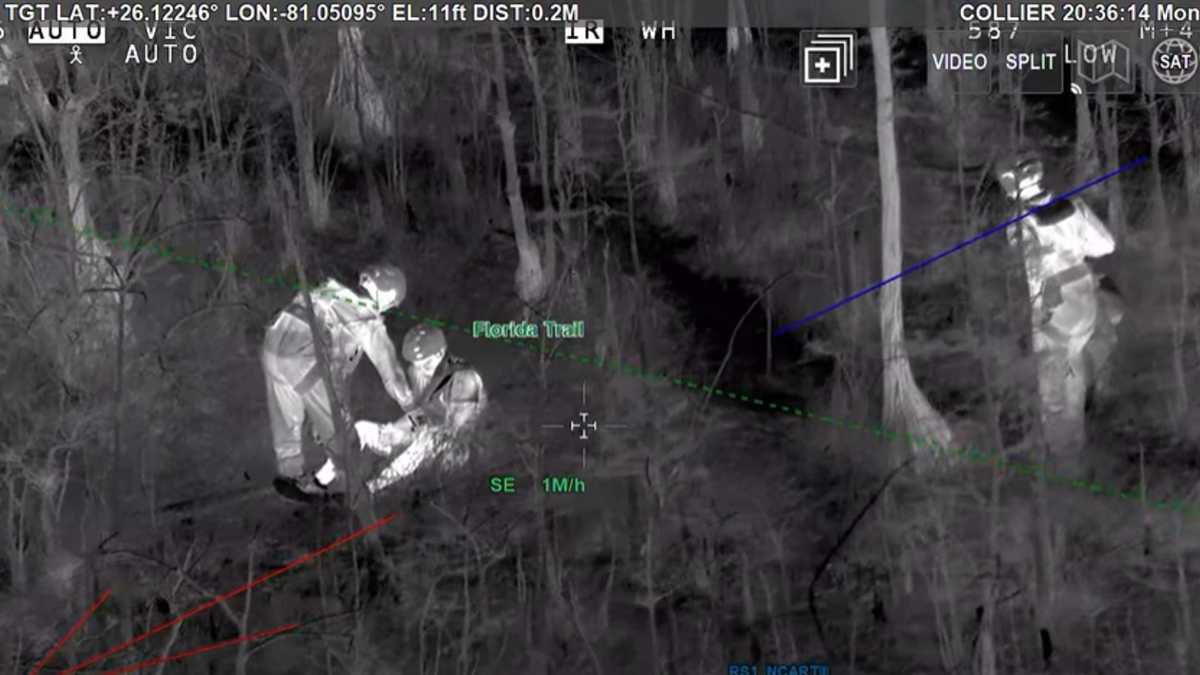 Hiker rescued after becoming dehydrated while trekking through Big Cypress National Preserve