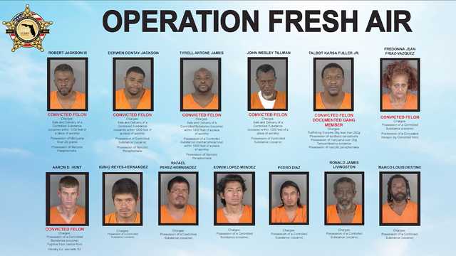 13 arrested in Immokalee drug market crackdown - Vimarsana News