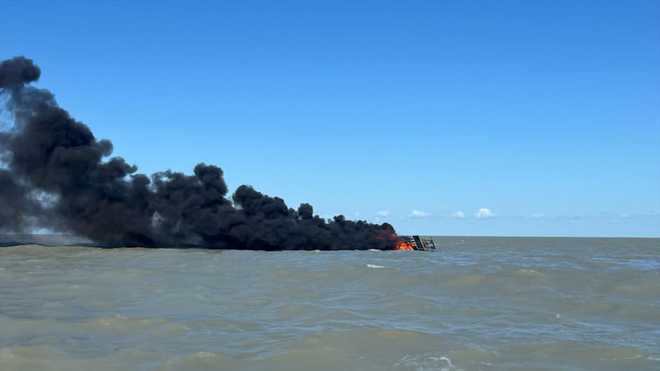 CCSO: 4 rescued from sailboat fire 4-9-25