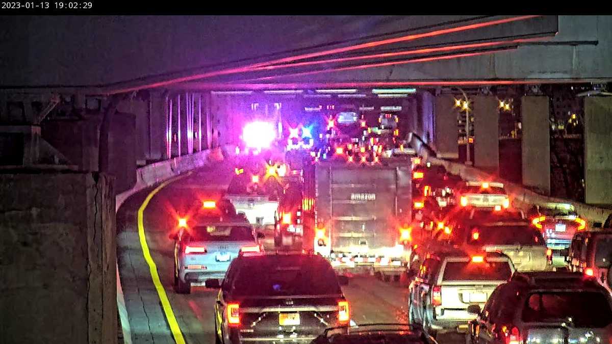 Crash cleared, all lanes open on north I-71 at Brent Spence Bridge