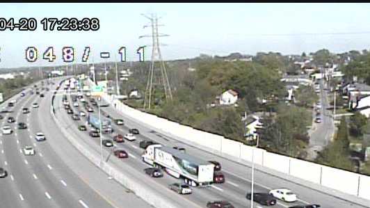 Crash cleared on I-75 near Mitchell Avenue, all lanes open