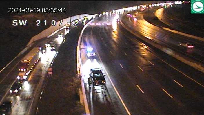 Lanes reopened on I-75 NB shut down at Mitchell Avenue after crash