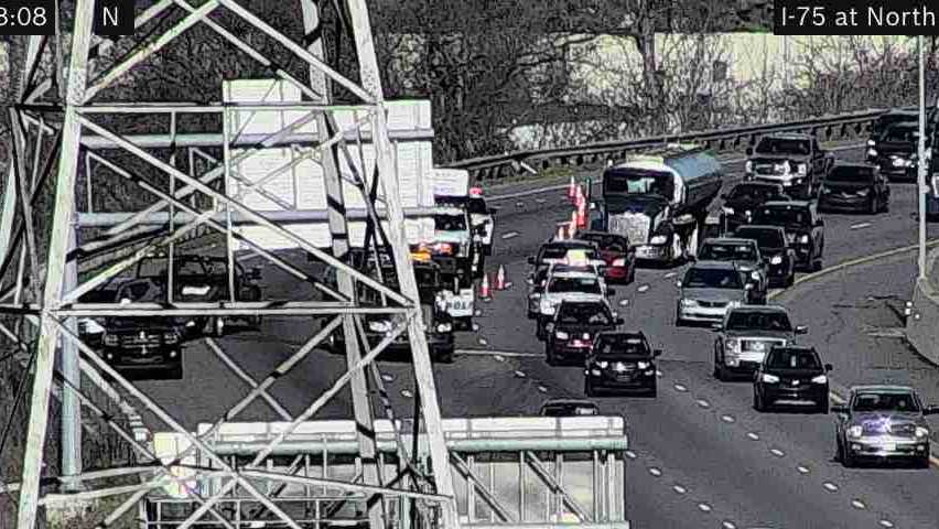 Crash cleared on I-75 near Clifton, all lanes reopen