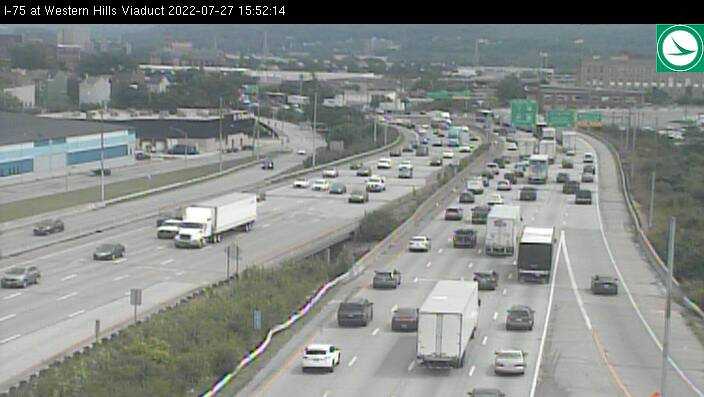 Multiple lanes blocked on I-75 in West End due to crash