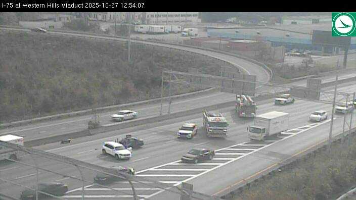 Multiple lanes blocked on I-75 following crash in the West End