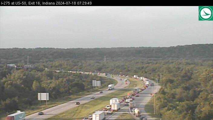 Lane blocked on I-275 following crash in Boone County