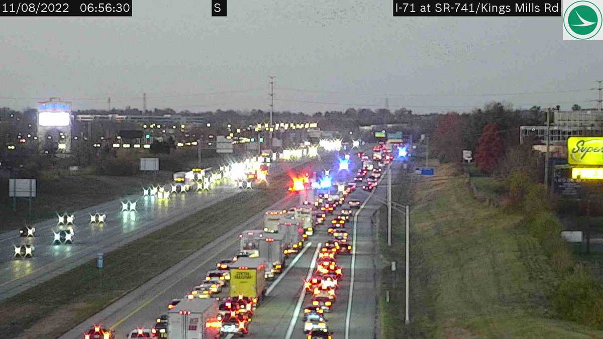 The crash has been cleared on I71 in Mason