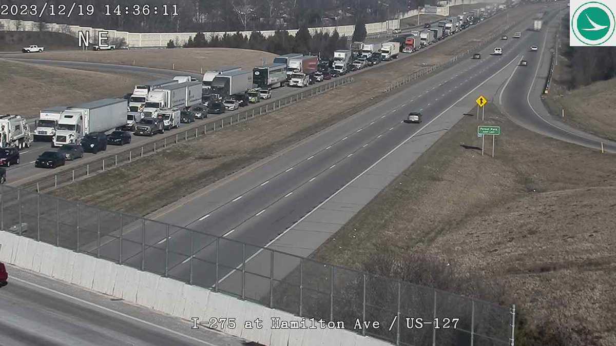 All lanes clear after earlier crash blocked traffic on I-275 in ...