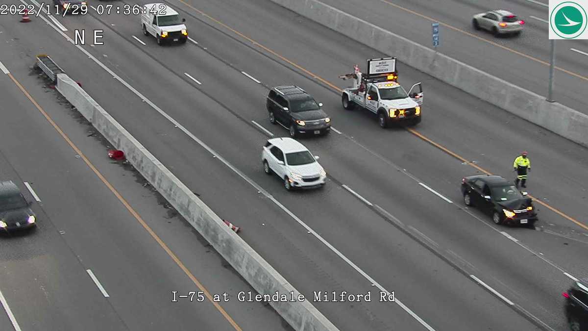 Crash on Interstate 75 in Evendale cleared