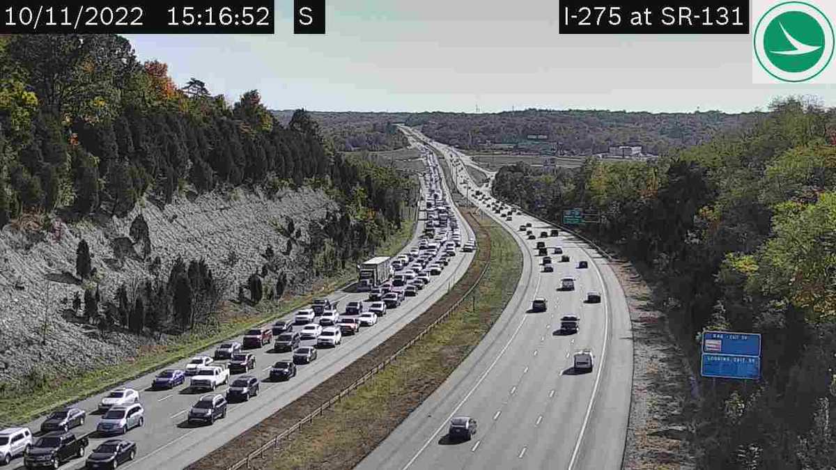A Crash Is Causing A Major Backup Along I 275 Near Milford a-crash-is-causing-a-major-backup-along-i-275-near-milford
