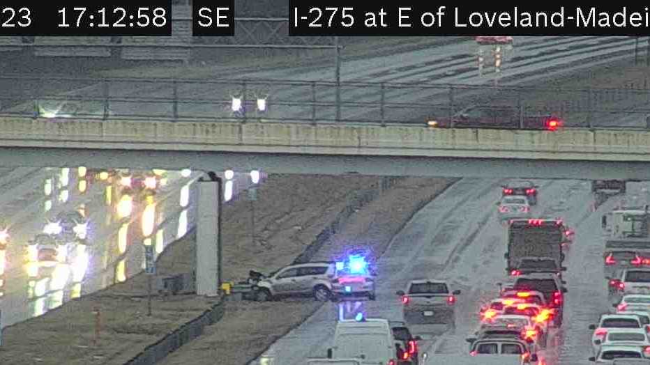 Crash cleared on east I275 in Loveland, all lanes open