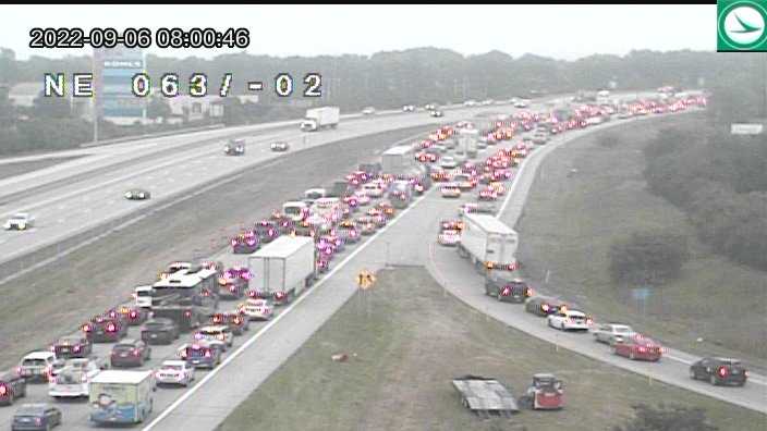 Multiple lanes blocked after crash on I-275 in Springdale