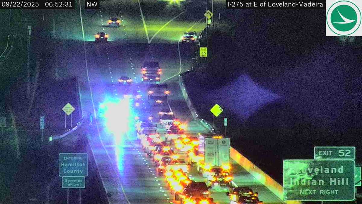 Lanes reopen on I-275 following crash in Symmes Township - WLWT