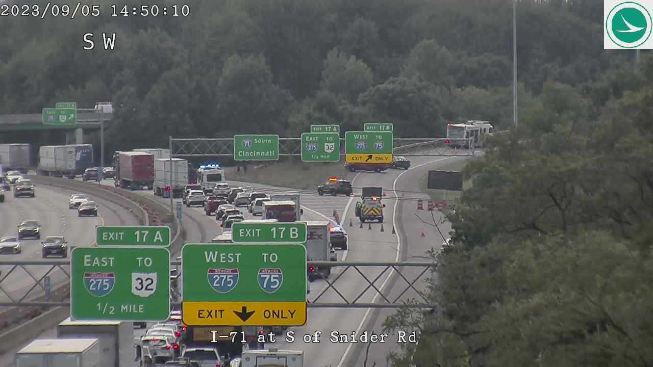 I-71 ramp to I-275 closed for crash with reported entrapment - WLWT