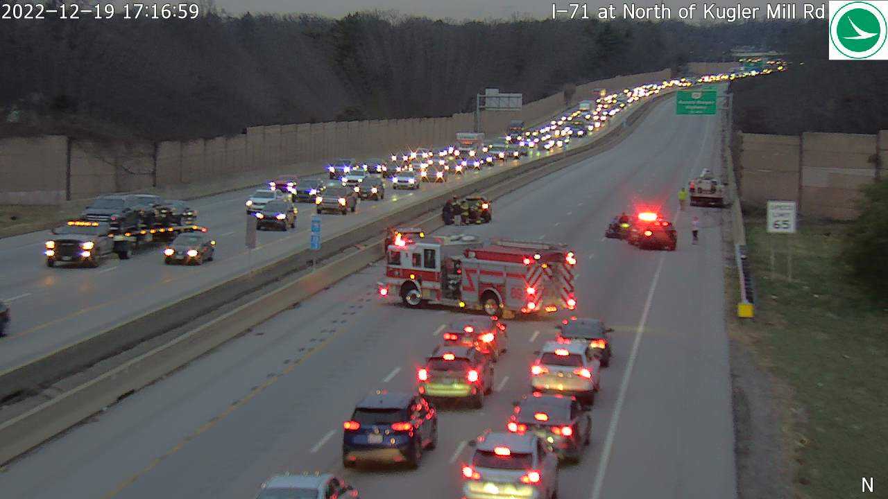 All Lanes Reopen Following Crash On North I-71 Near Montgomery Road