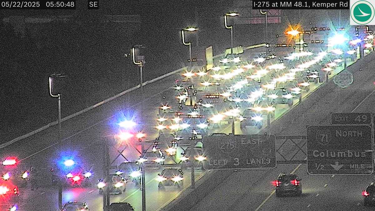 Lanes reopen on I-275 following crash in Sycamore Township