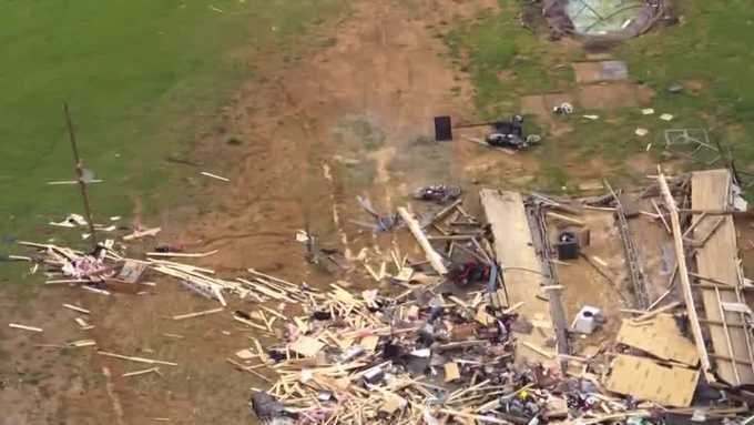 tornado damage