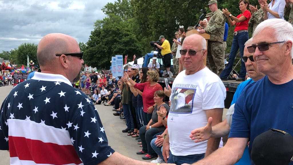 Veterans' Day Parade at the Iowa State Fair