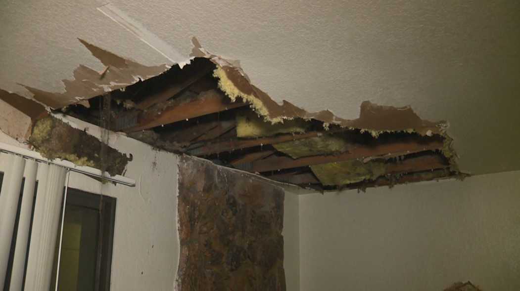 Ceiling Collapse Displaces Nearly 50 Stockton Residents