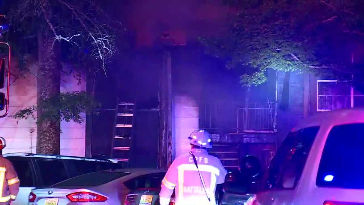 12 displaced after apartment fire