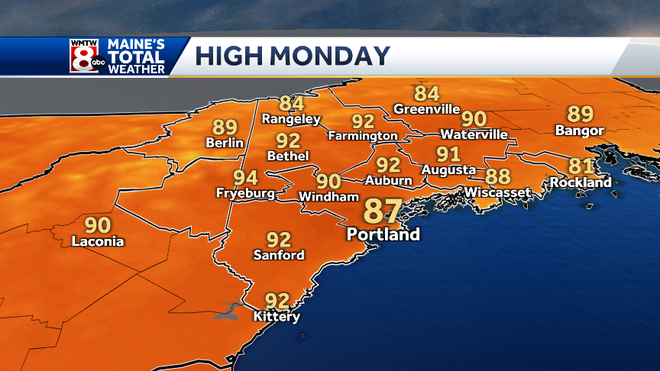 Getting hot in Maine again; heat advisory issued beginning at 11 a.m.