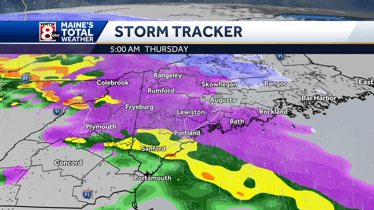 Snow arrives tonight. Expect sleet and ice for Thursday morning