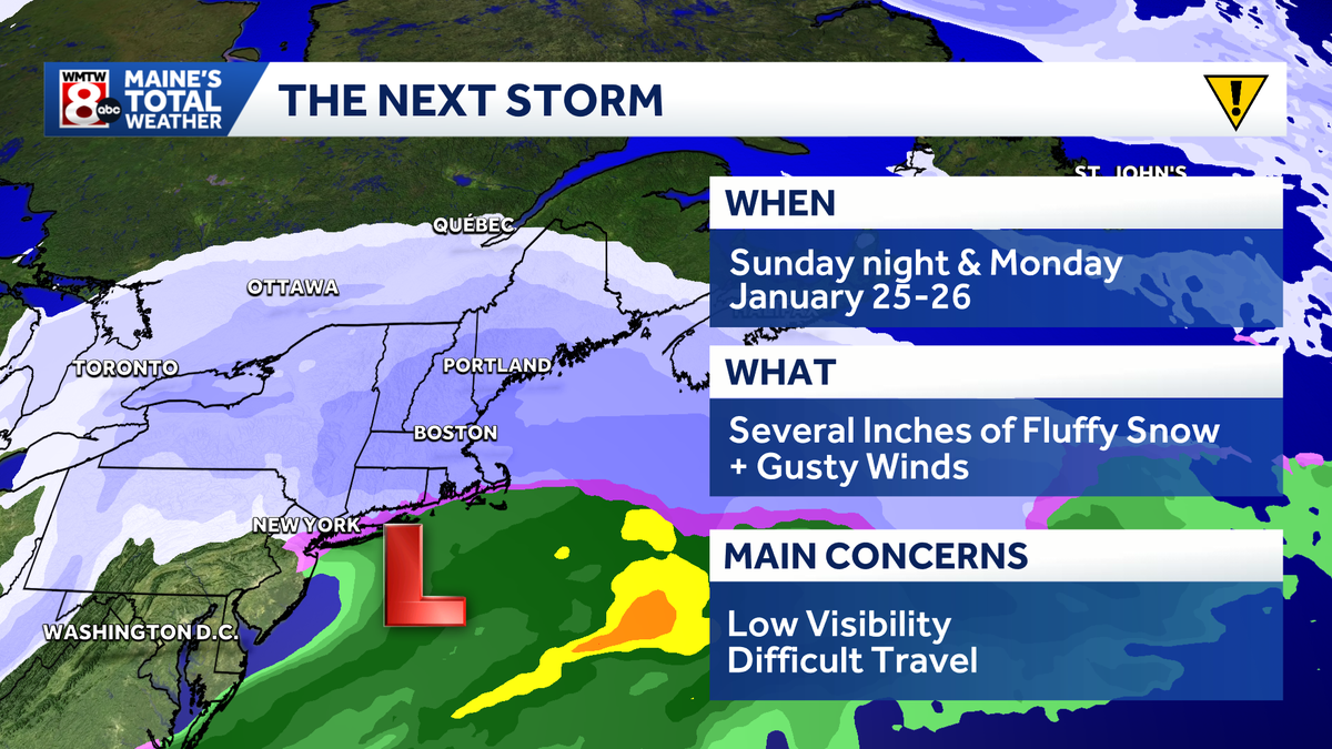 Snow squall warning for parts of western Maine