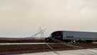 Downed power line outside of Lawton, Iowa