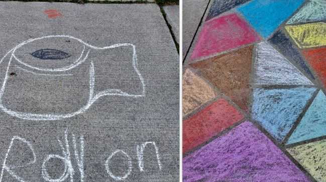 Chalk The Walk art