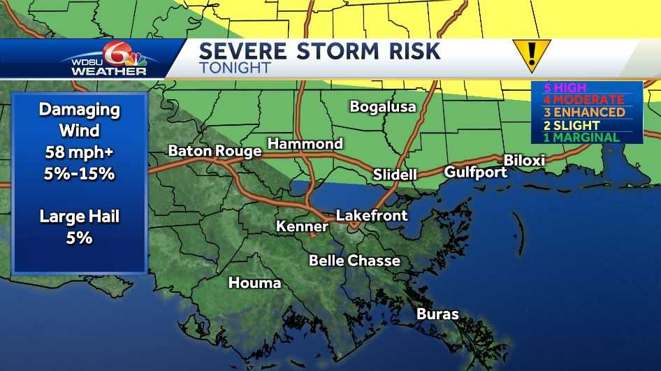 Tonight, 40% Chance of Strong Overnight Storms