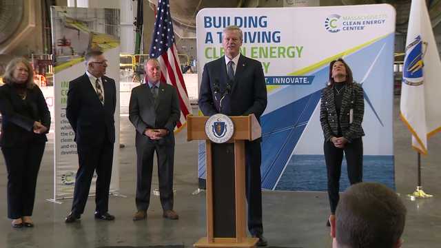 Outgoing Gov. Charlie Baker announces $180M in clean energy, off-shore wind awards - Vimarsana News