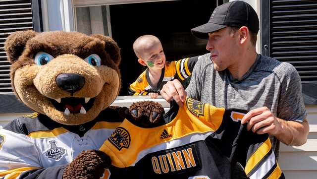 'Mighty Quinn' is Bruins fan banner captain for Game 3 vs. Capitals - Vimarsana News