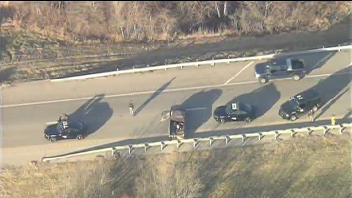 Driver in custody after leading trooper on pursuit near Shawnee