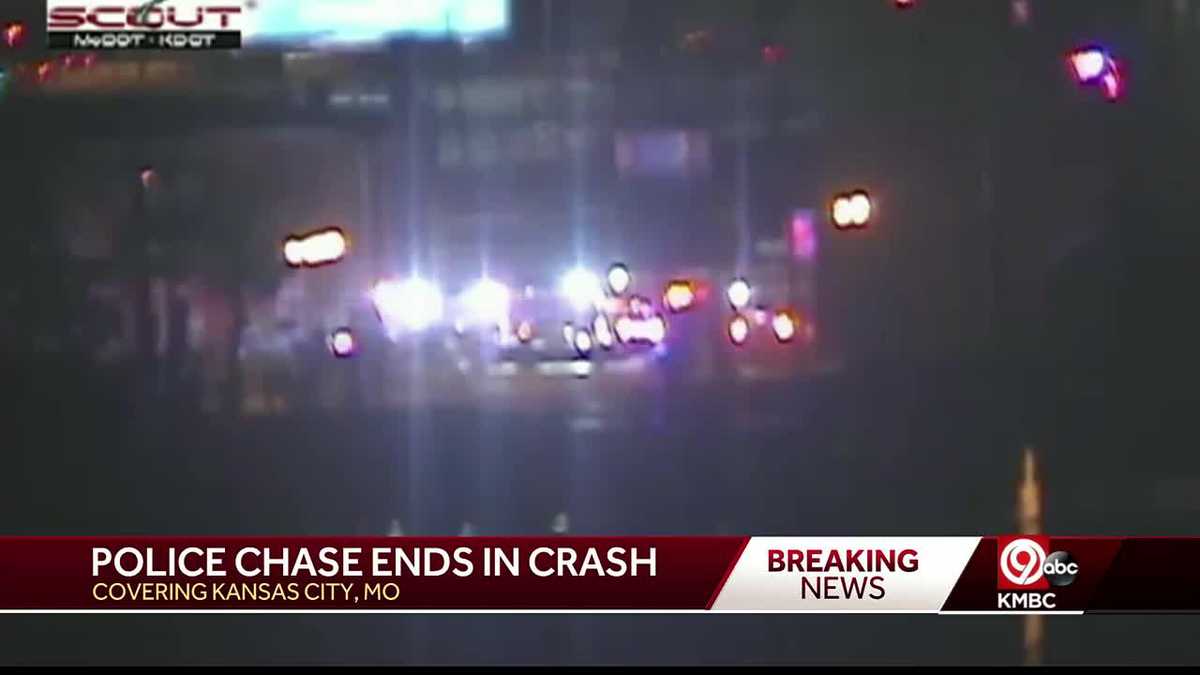 3 hurt after police pursuit from Kansas ends in KC