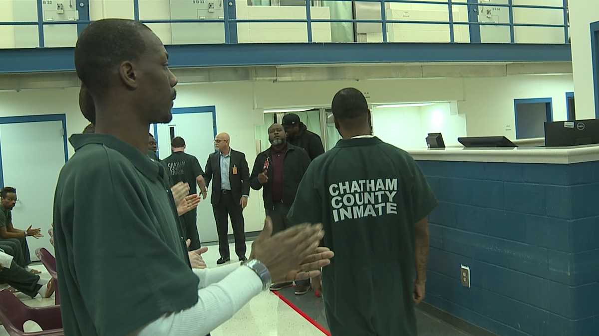 Former NFL star's inspiring message helps Chatham County inmates
