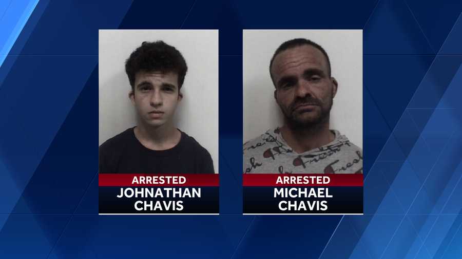 Johnathan and Michael Chavis are facing charges in connection to break-ins in Davidson County.