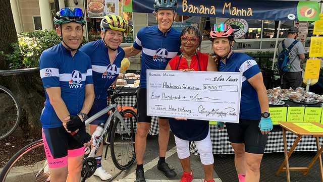 South Carolina: Geoff Hart's Team Hartstrong gets check for Ride to End ALZ - Vimarsana News