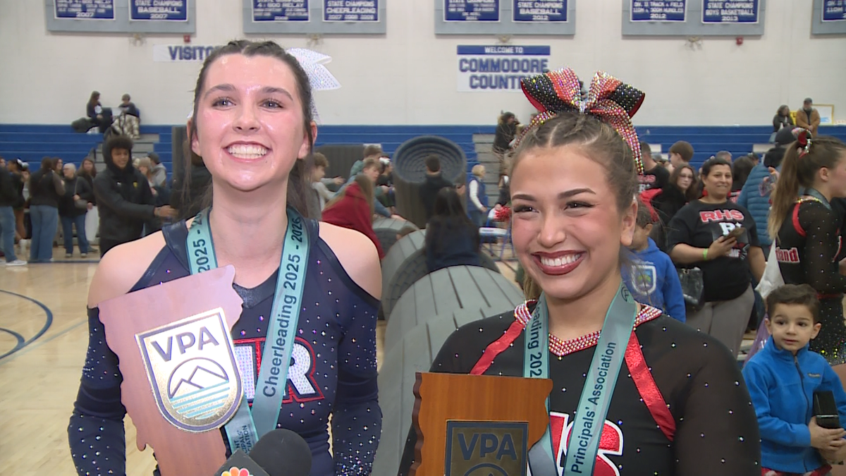 Rutland cheerleading takes down Essex in tiebreaker for state championship