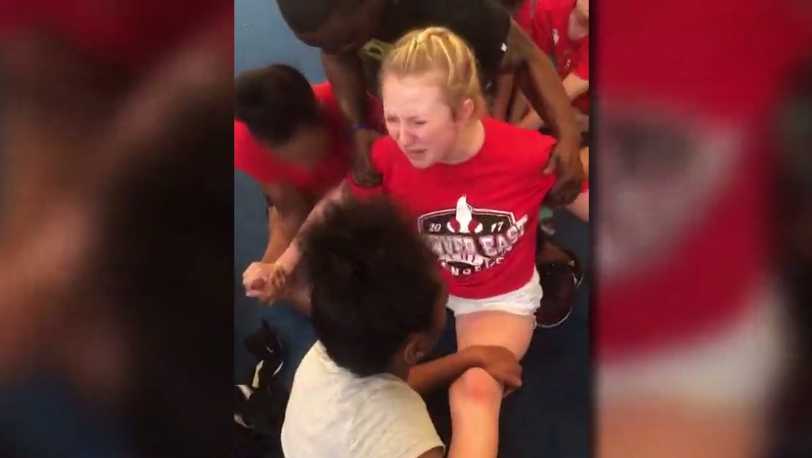 Videos Show Cheerleaders Forced Into Splits At High School 1379
