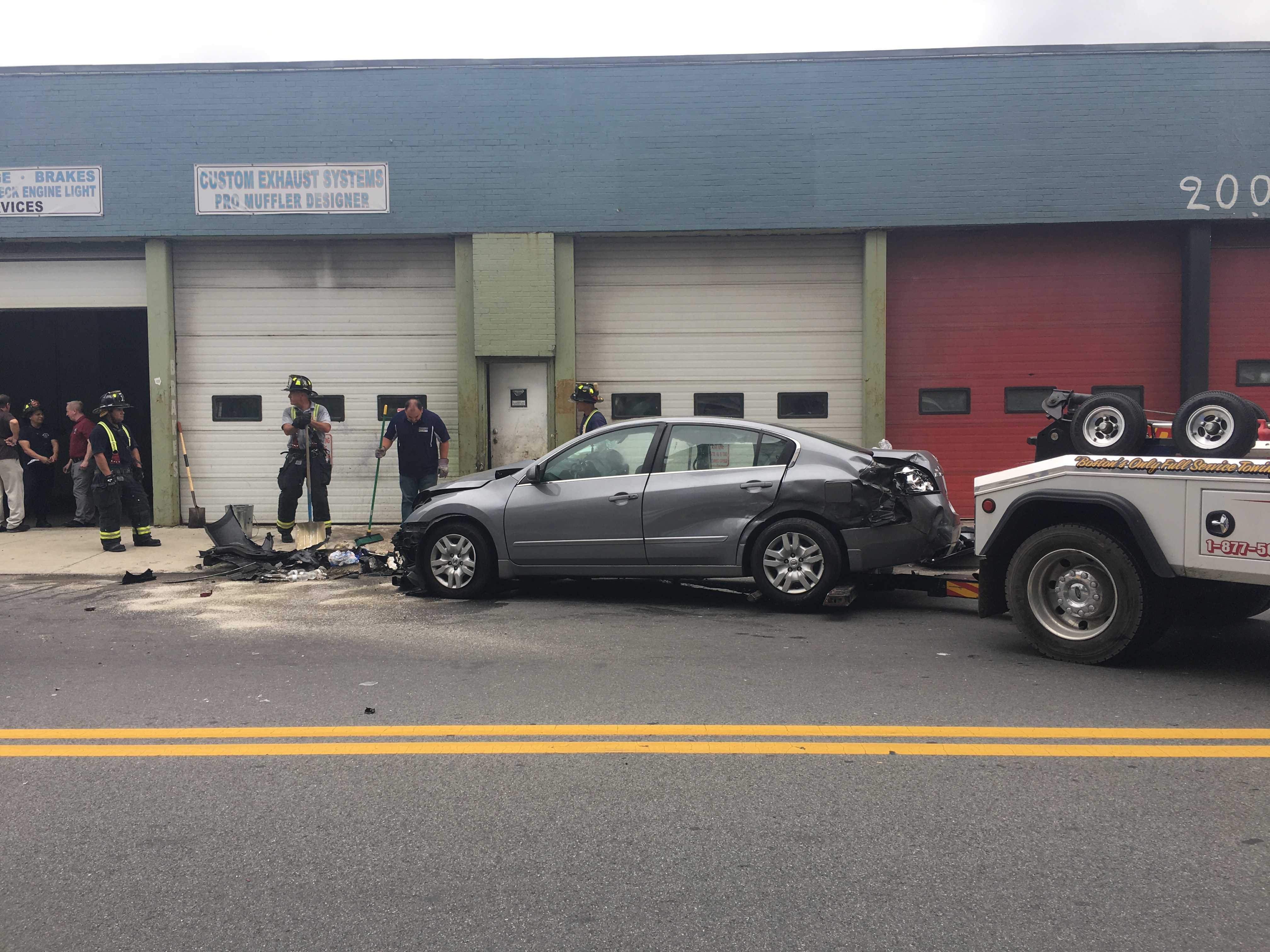 2 Kids, Woman Hurt When Car Crashes Into Building