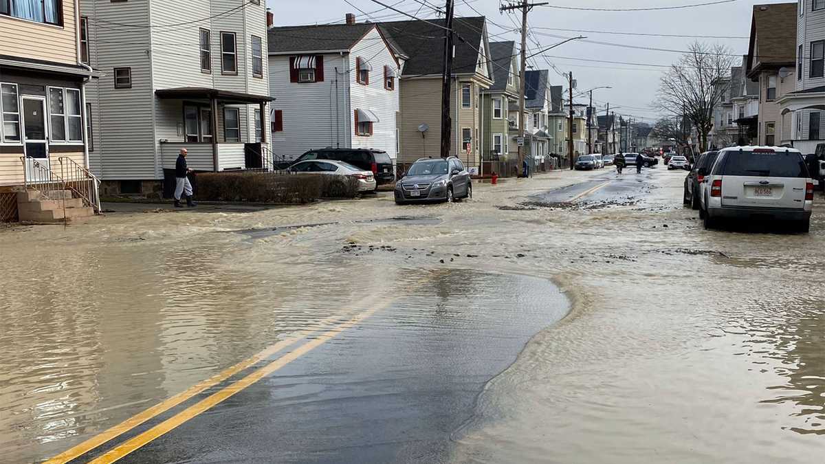 Chelsea water main break leaves hole in road; service nearly restored