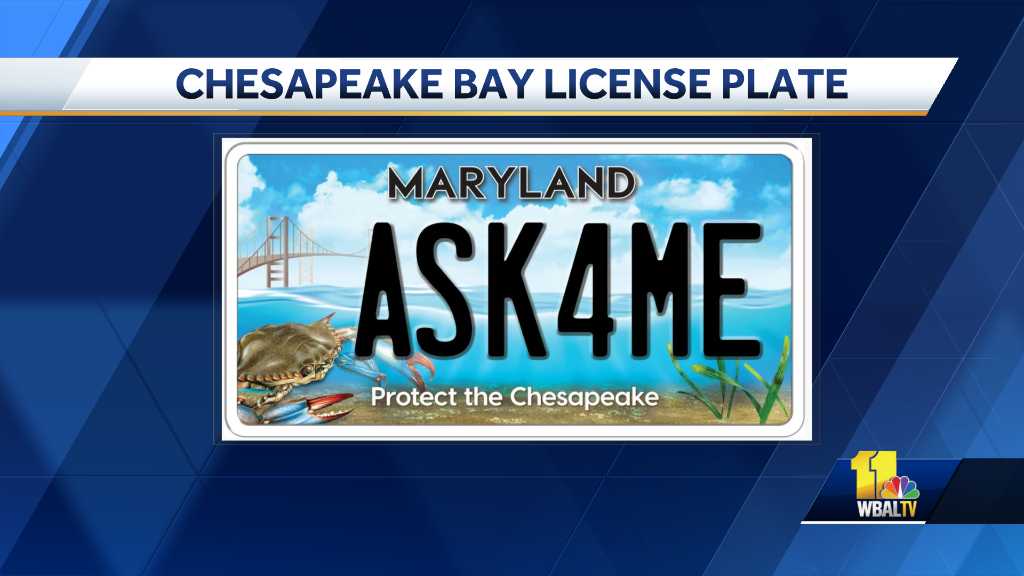Maryland's Chesapeake Bay license plate gets updated look