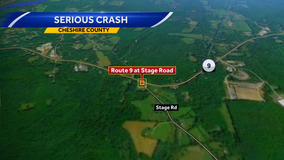 Driver killed in crash on Route 9 in Chesterfield