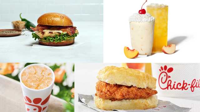 Chick-fil-A adds peachy keen drinks, new biscuit to summer menu, officials say