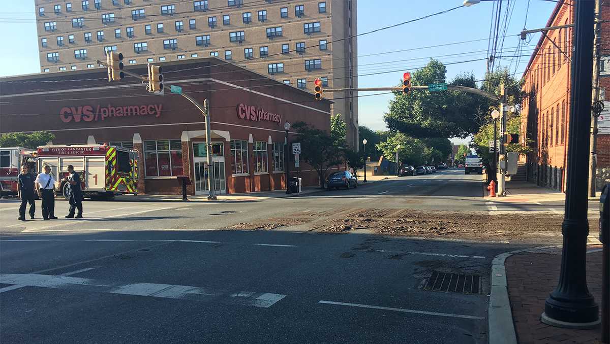 Chicken sludge spill shuts down Lancaster intersection