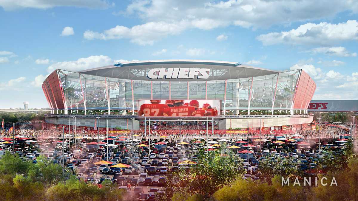 Kansas City, Kansas'taki potansiyel Chiefs stadyumu için yeni tasarımlar