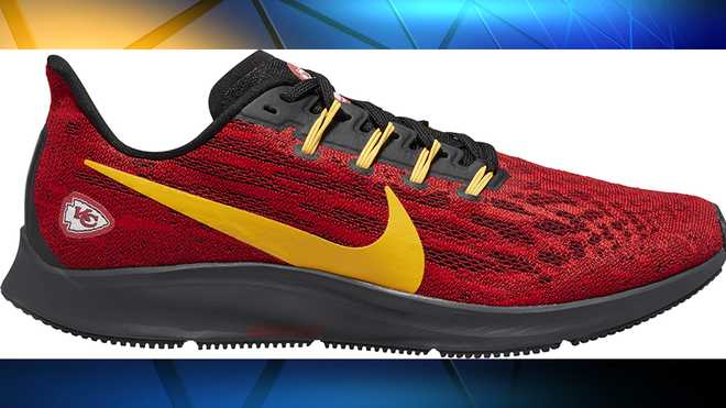 Nike rolls out new Kansas City Chiefs running shoes in red and gold