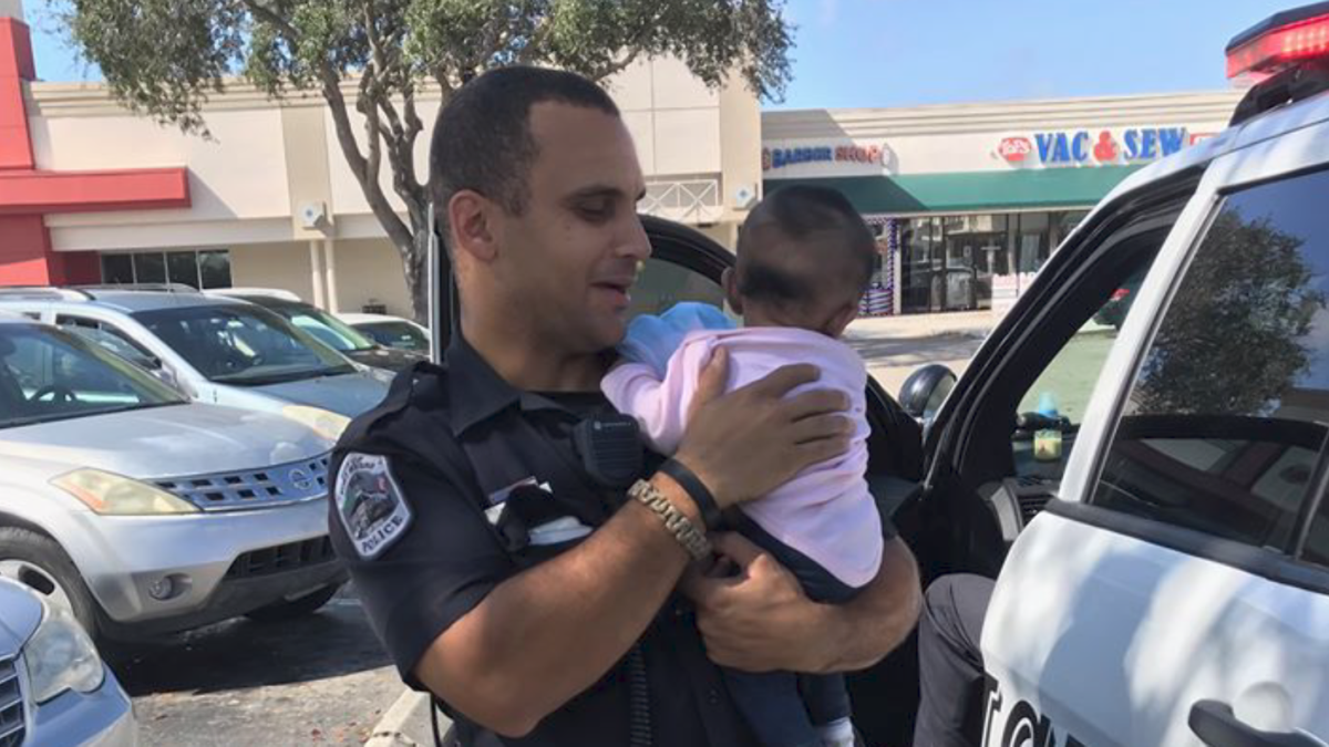 Parents left baby in car while they shopped at Dollar Tree