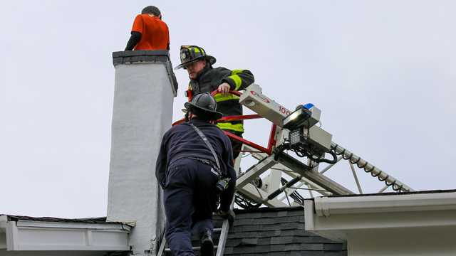 Child rescued after getting stuck in chimney at Whitman home - Vimarsana News
